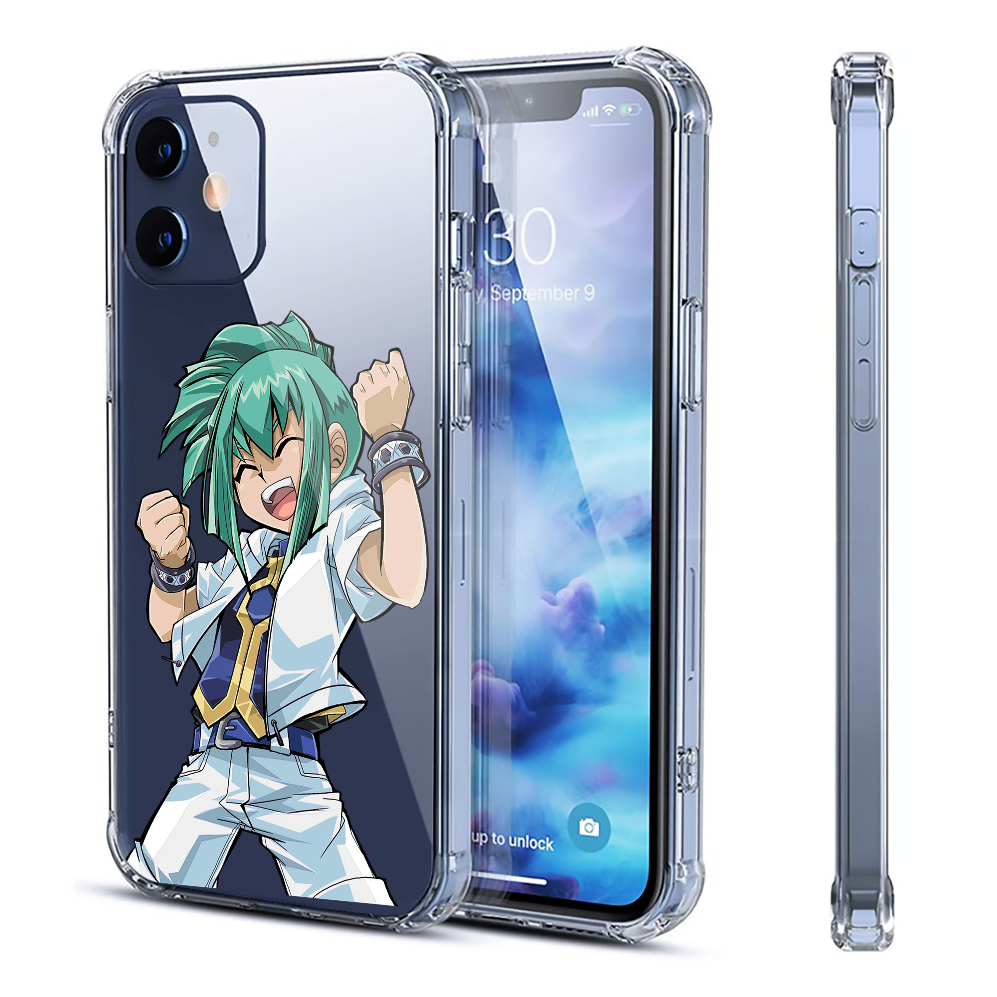 （画像用） 遊☆戯☆王 Yu-Gi-Oh! 【iPhone 12シリーズ対応】透明スマホケース（クリアソフトケース）
